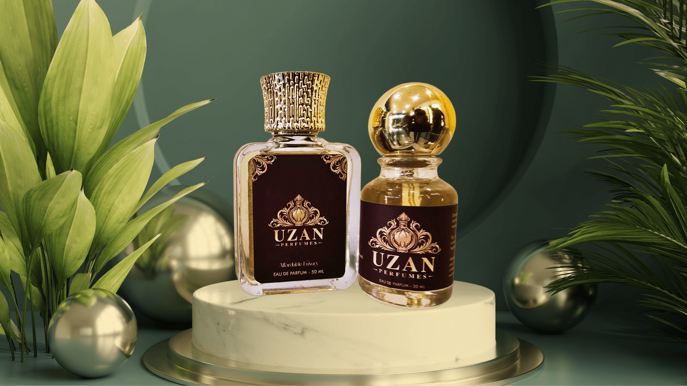 Luxury perfume collection for evening wear